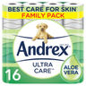 Andrex® Ultra Care Toilet Roll 16R, 160sc