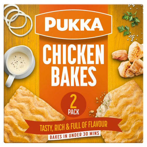 Pukka 2 Chicken Bakes 2pk
