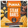 Pukka 2 Steak Bakes 2pk