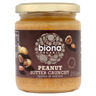 Biona Organic Peanut Butter Crunchy Salted 250g