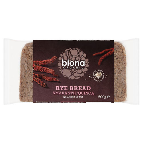 Biona Organic Rye Bread Amaranth/Quinoa 500g