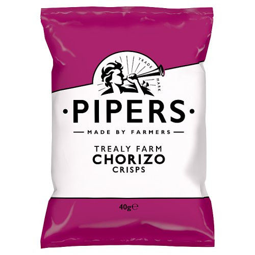 Pipers Trealy Farm Chorizo Crisps 40g