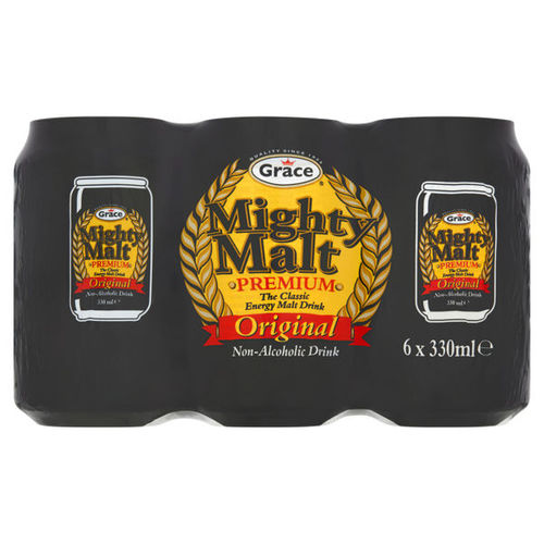 Grace Mighty Malt Premium Original Non-Alcoholic Drink 6 x 330ml