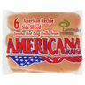 Americana 6 8.5" Side Sliced Jumbo Hot Dog Rolls