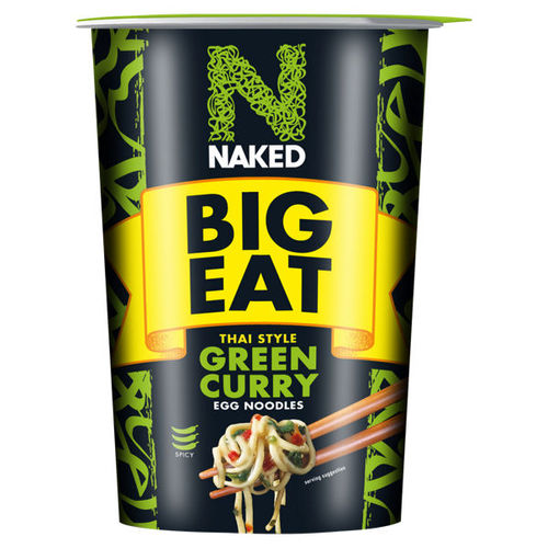 Naked The Big One Thai Style Green Curry Egg Noodles 104g