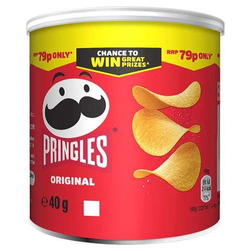 Pringles Original Crisps Can PM79p 40g