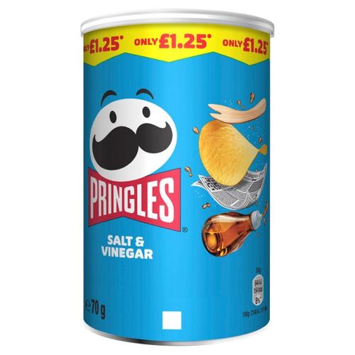 Pringles Salt & Vinegar PMP £1.25 70g