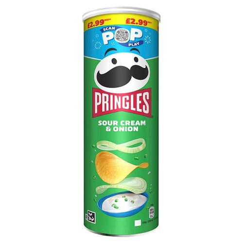 Pringles Sour Cream & Onion Pm £2.99 165g