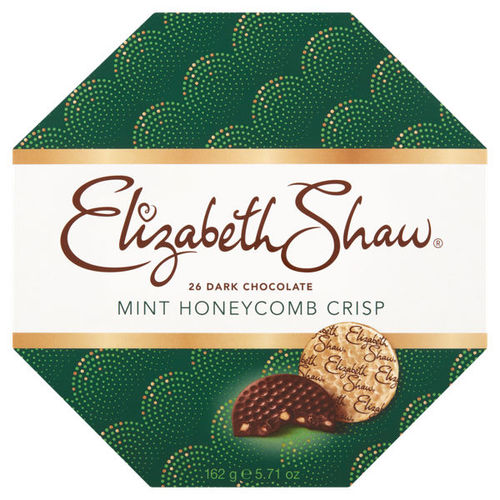 Elizabeth Shaw 26 Dark Chocolate Mint Honeycomb Crisp 162g