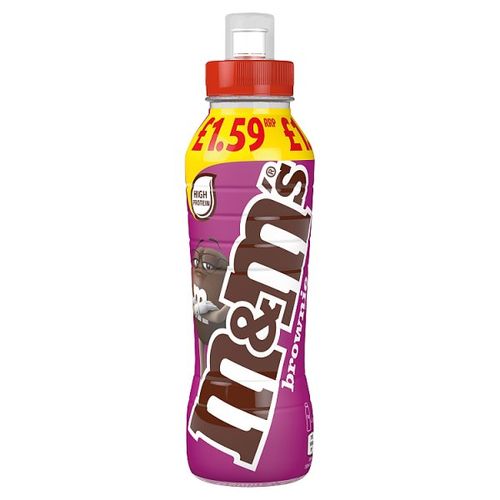 m&m chocolate milk drink