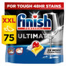 Finish Ultimate Deep Clean & Shine Dishwasher Tablets Lemon - 75 Tabs