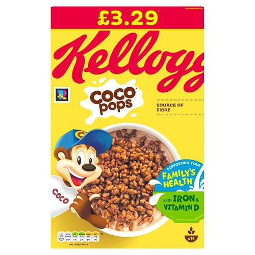 Kellogg's Coco Pops PMP £3.29 420g