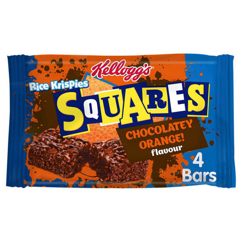 Kellogg's Rice Krispies Squares Chocolatey Orange Flavour Bars 36g