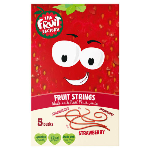 The Fruit Factory Strawberry Fruit Strings 5 x 20g (100g)