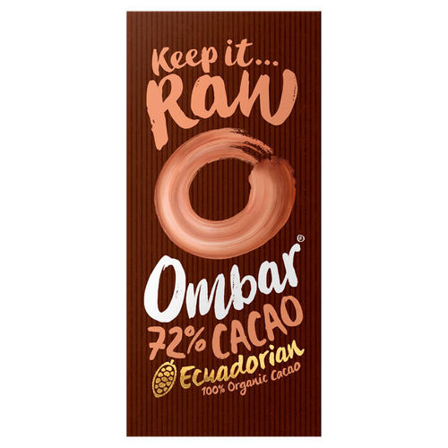 Ombar 72% Cacao Chocolate Bar 70g