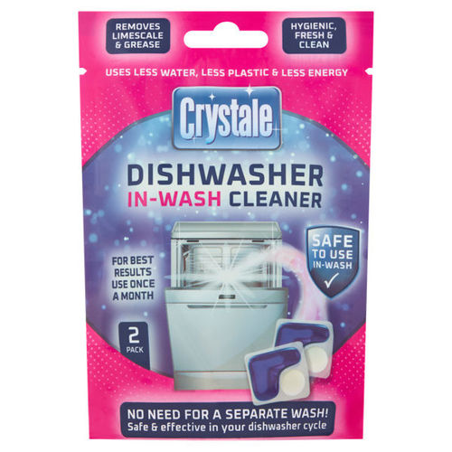 Crystale Dishwasher In-Wash Cleaner 2 x 20.3g