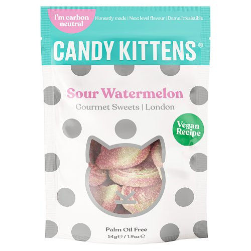Candy Kittens Sour Watermelon Gourmet Sweets 54g We Get Any Stock
