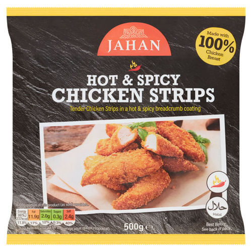 Jahan Hot & Spicy Chicken Strips 500g