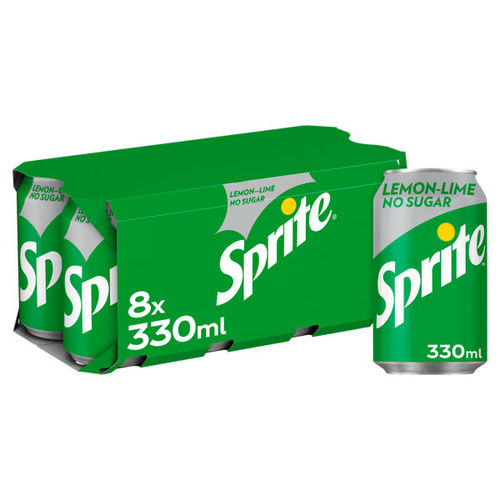 Sprite No Sugar 8Pk 8x330ml