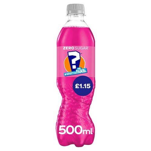 Fanta Zero What The Fanta Mystery Flavour Pm£115 500ml We Get Any Stock 3685