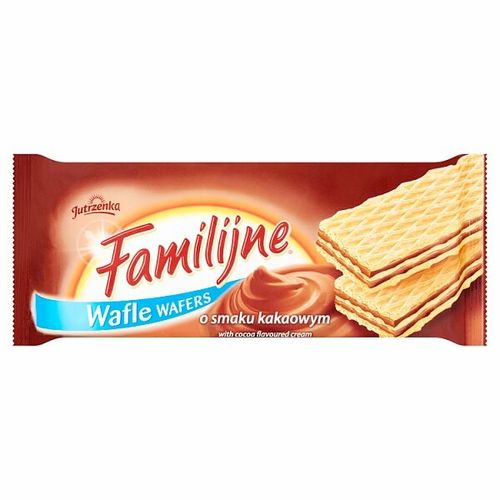 Jutrzenka Familijne Wafle Wafers with Cocoa Flavoured Cream 180g