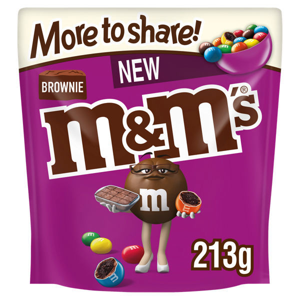 M&M's Brownie Chocolate Pouch Bag 102g - We Get Any Stock