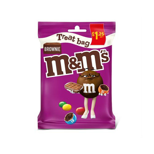 M&M's Brownie Chocolate Pouch Bag 102g - We Get Any Stock