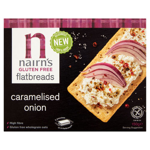 Nairn's Caramelised Onion Flatbreads 150g