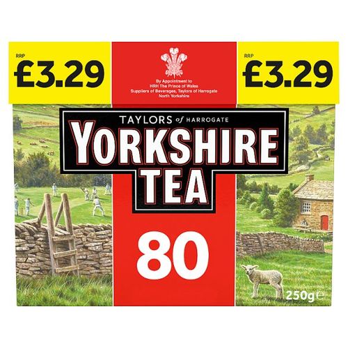 Taylors of Harrogate Yorkshire Tea Bags 80s PM £3.29