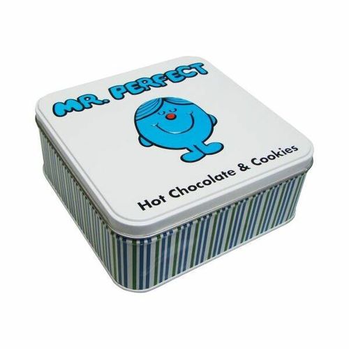 Mr Men Little Miss Mr. Perfect Hot Chocolate & Cookies Tin 220g