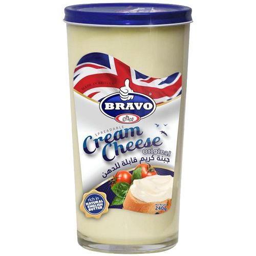 Bravo Spreadable Cream Cheese 240g