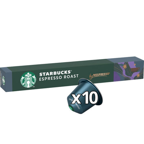 Starbucks® by Nespresso® Dark Espresso Roast Coffee Capsules 10's