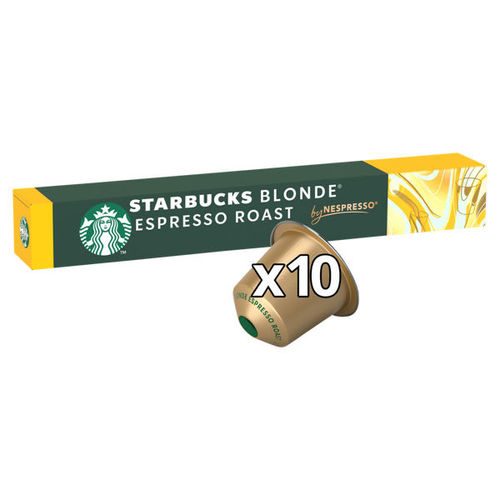 Starbucks® by Nespresso® Blonde Espresso Roast Coffee Pods 10's