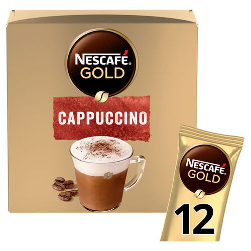 Nescafe Gold Cappuccino 12 Pack 186g