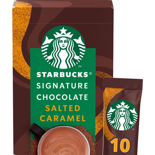 Starbucks Signature Chocolate Salted Caramel Hot Chocolate Sachets (220g)