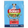 Bakers Superfoods Small Adult Dry Dog Food Beef & Vegetables 10kg