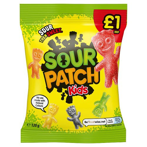 Maynards Sour Patch Kids Sweets Bag PM£1 120g
