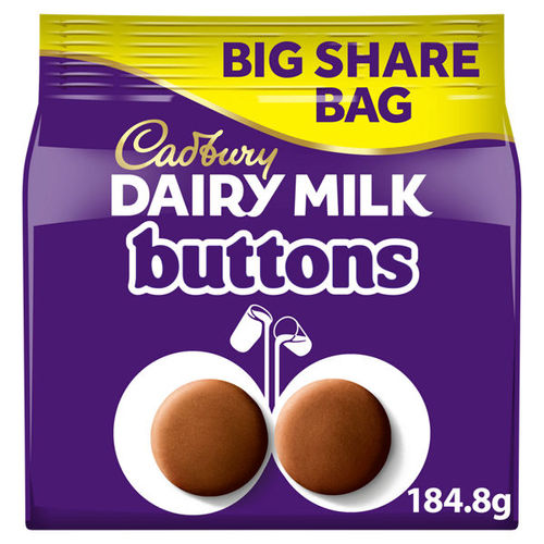 Cadbury Dairy Milk Buttons Bag 184.8g