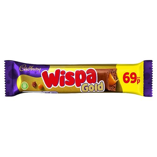 Cadbury Wispa Gold Chocolate Bar 69p PMP 48g