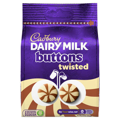 Cadbury Dairy Milk Buttons Twisted Chocolate Bag 105g