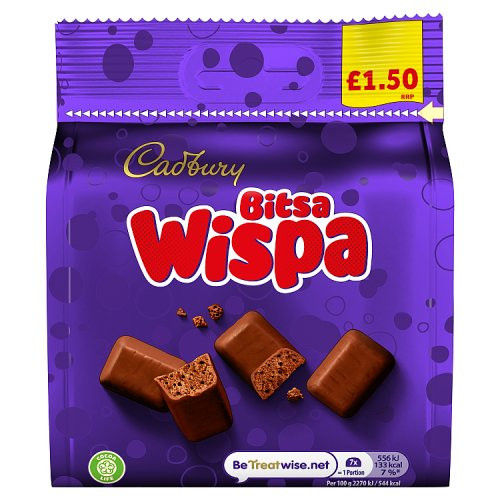 Cadbury Bitsa Wispa Pm £1.50 85g