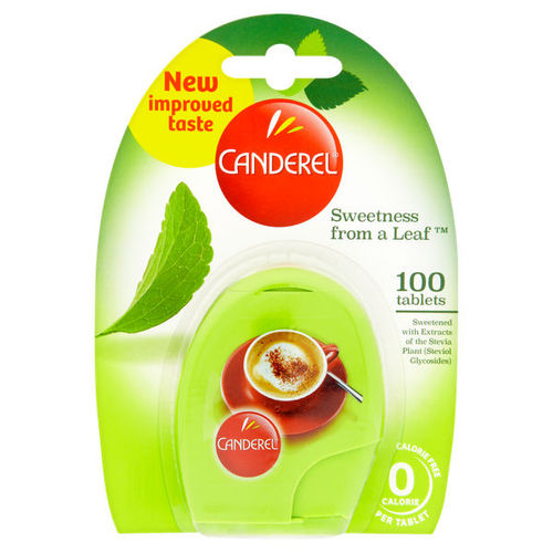 Canderel Tablets With Stevia 100 Sachets