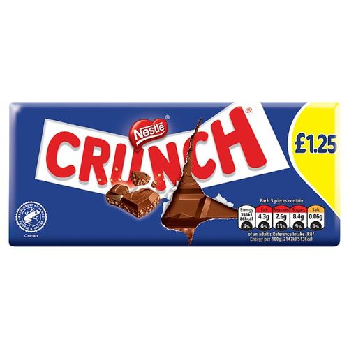 Crunch Milk Chocolate PM £1.25 100g