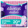 Always Liners Singles To Go Scented 20 Pack