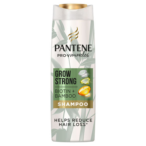 Pantene Grow Strong Shampoo With Bamboo And Biotin 400ml