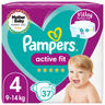 Pampers Active Fit Taped Size 4 Essential Pack 37s