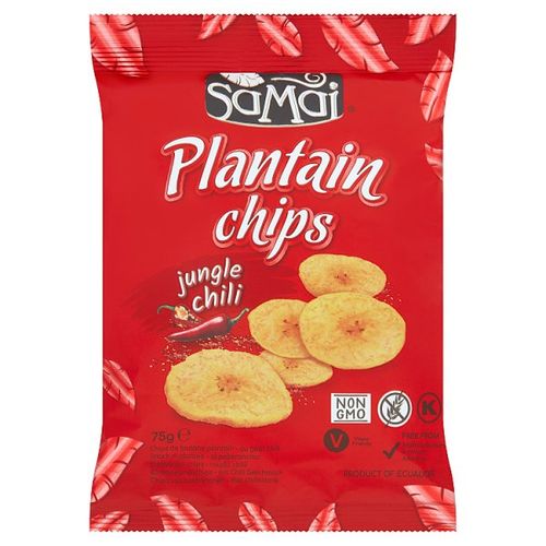 SaMai Plantain Chips Jungle Chili 75g