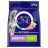 Purina One Sensitive Dry Cat Food With Turkey & Rice 2.8Kg