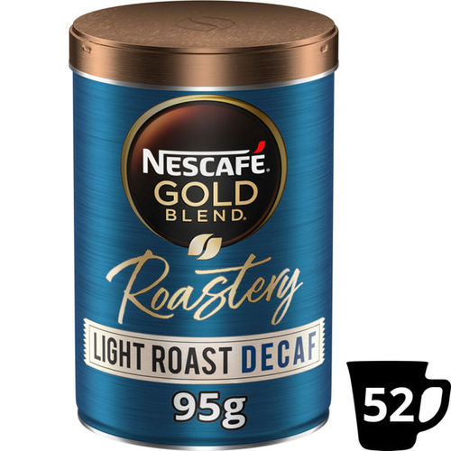 Nescafe Gold Blend Roastery Collection Light Roast Decaf Instant Coffee 95g