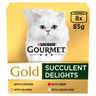 Gourmet Gold Adult Wet Cat Food Chicken 8X85g